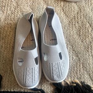 Women’s Gray Slip-On Shoes